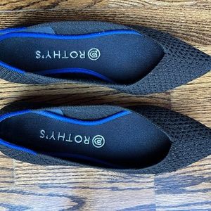 Rothy's The Point Black Honeycomb Size 9